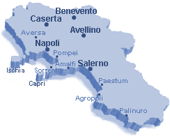 Cartina Regione , Info e Storia della Regione 