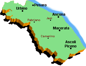 Cartina Regione , Info e Storia della Regione 