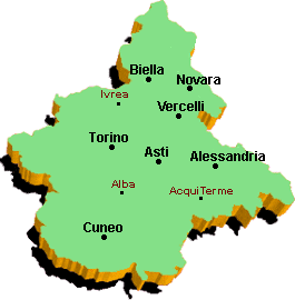 Cartina Regione , Info e Storia della Regione 