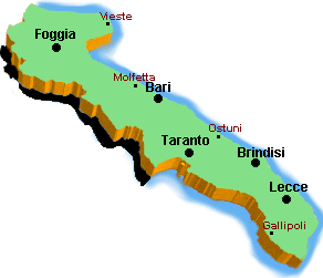 Cartina Regione , Info e Storia della Regione 