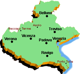Cartina Regione , Info e Storia della Regione 