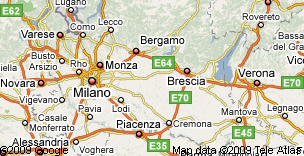 Cartina Lombardia