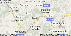 Cartina Molise