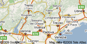 Cartina Veneto