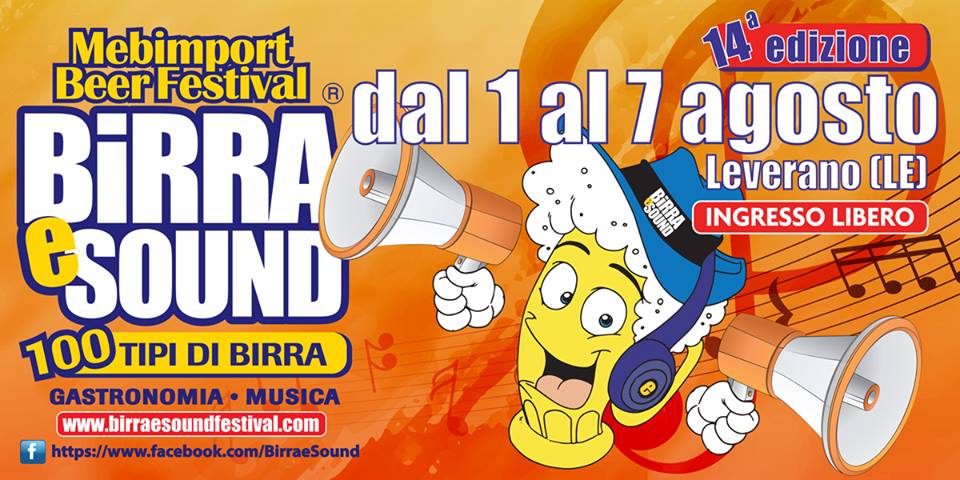 Eventi Salento: Birra e Sound Festival 2018, Leverano